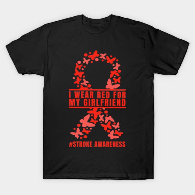 Stroke awareness girlfriend T-Shirt by mehdime